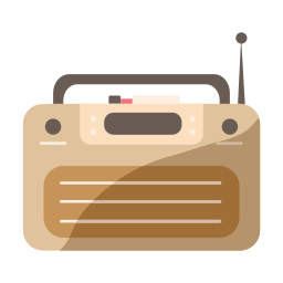 tekening radio
